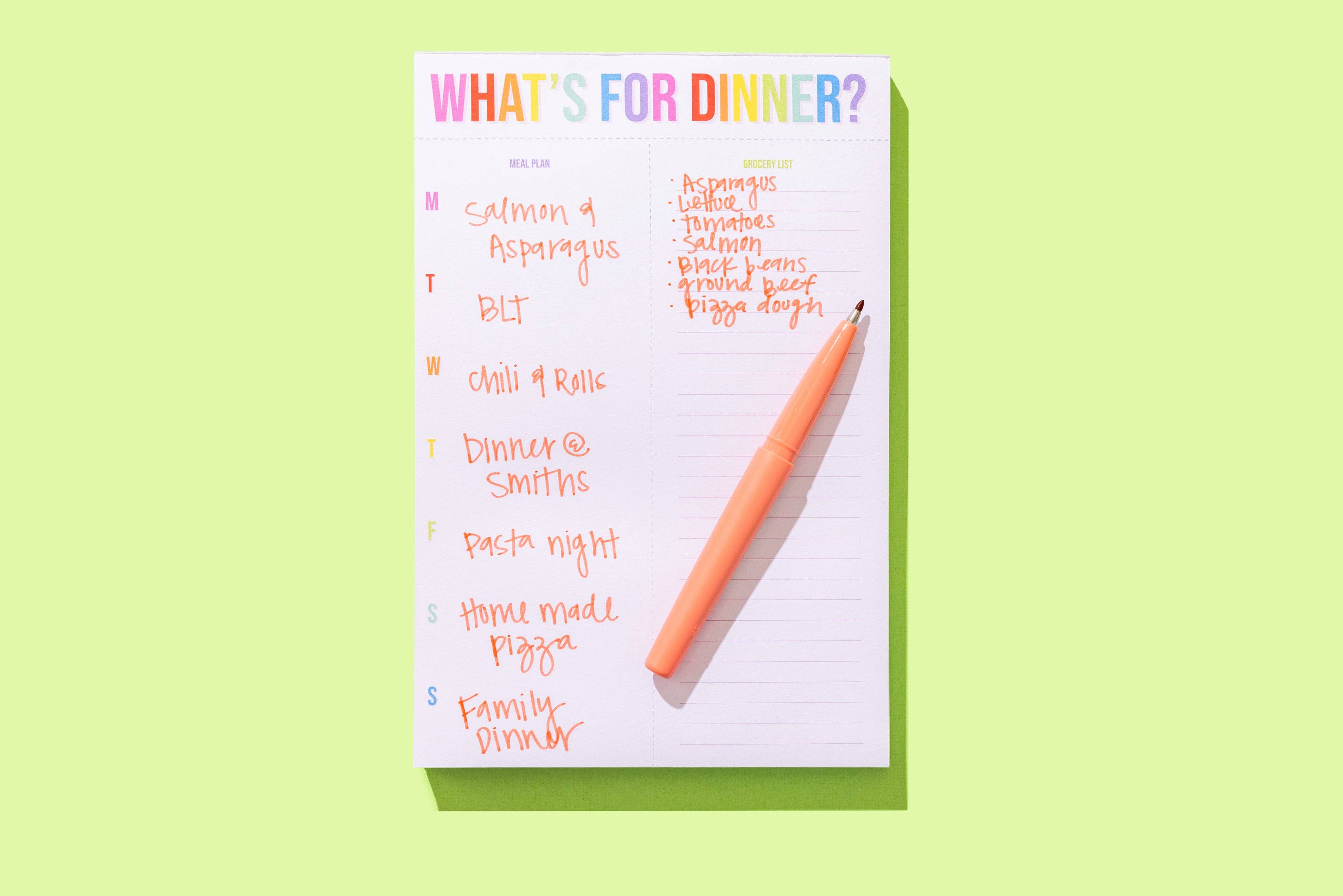 Taylor Elliott Designs - Wholesale Planner - Meal Planning Notepad - "What's for Dinner?" - 100 Sheets1