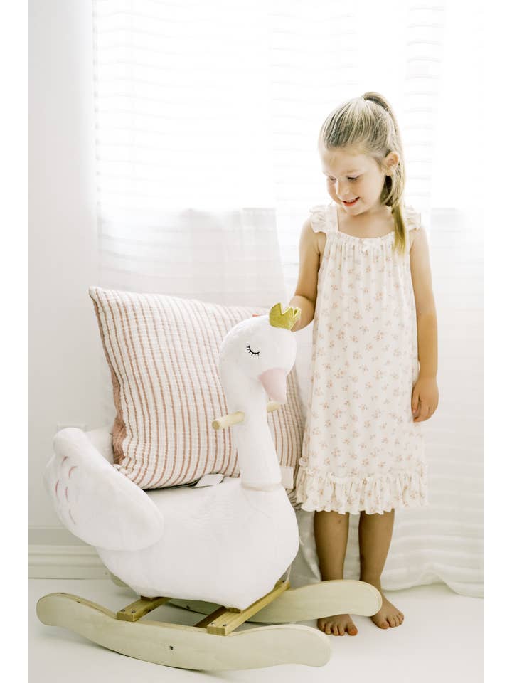 Dreamy Skies Baby - Wholesale Nightdress - Kids - Ribbed Bamboo Nightgown in Ellie Floral7