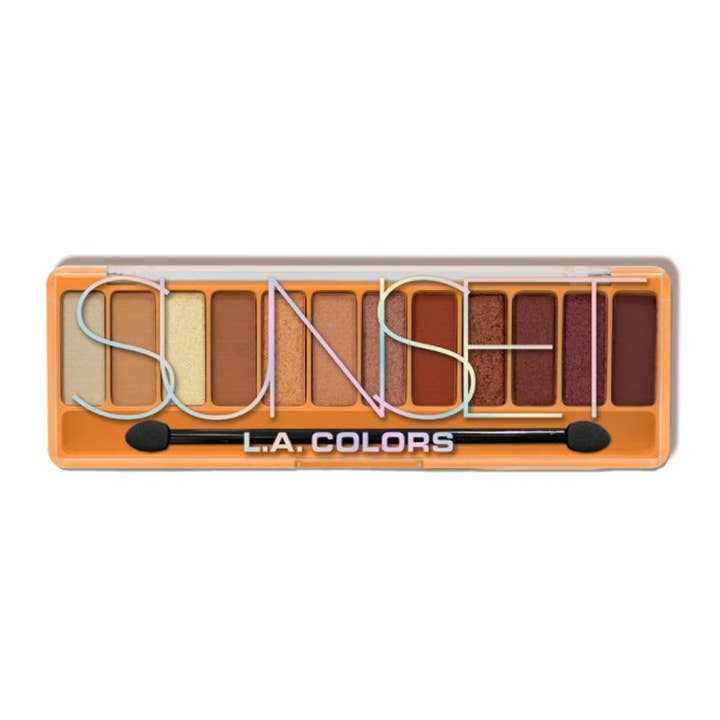 PINEAPPLE Beauty - Wholesale Eyeshadow Palette - LA Colors CES789 Color Vibes Eyeshadow Sunset - 3pc