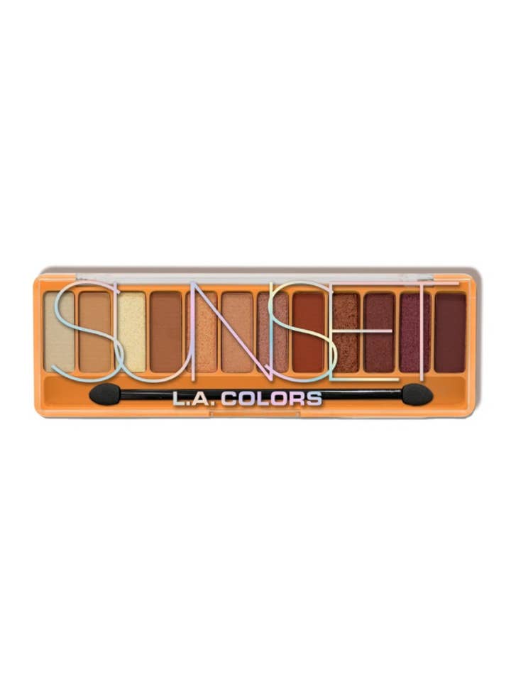 Fard à paupières LA Colors CES789 Color Vibes Sunset, 3 pièces pour la vente par PINEAPPLE Beauty
