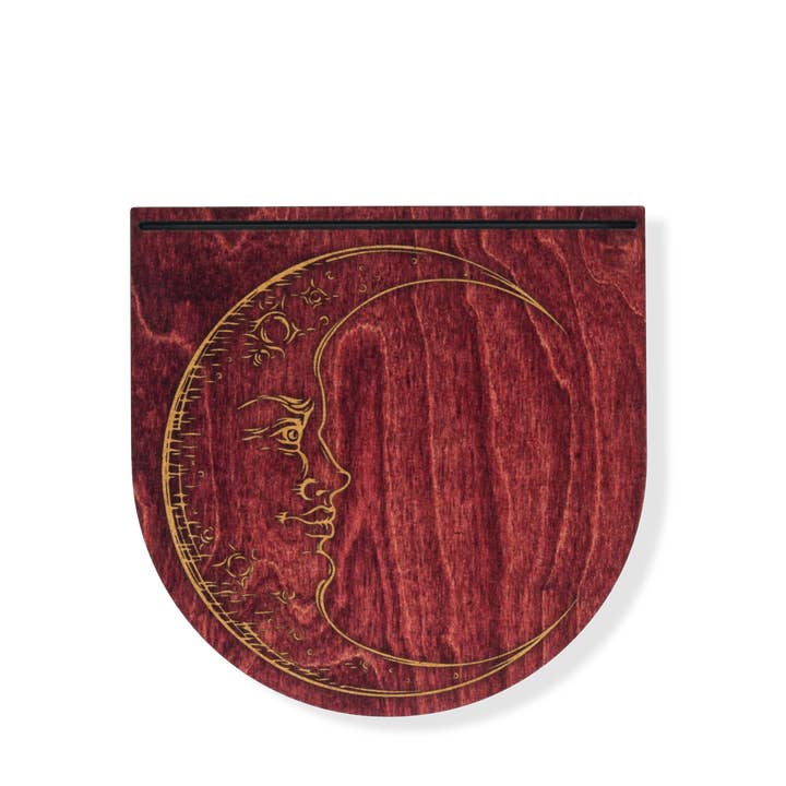 Standish House - Wholesale Card Holder - Unisex - Crescent Moon Tarot card holder / stand