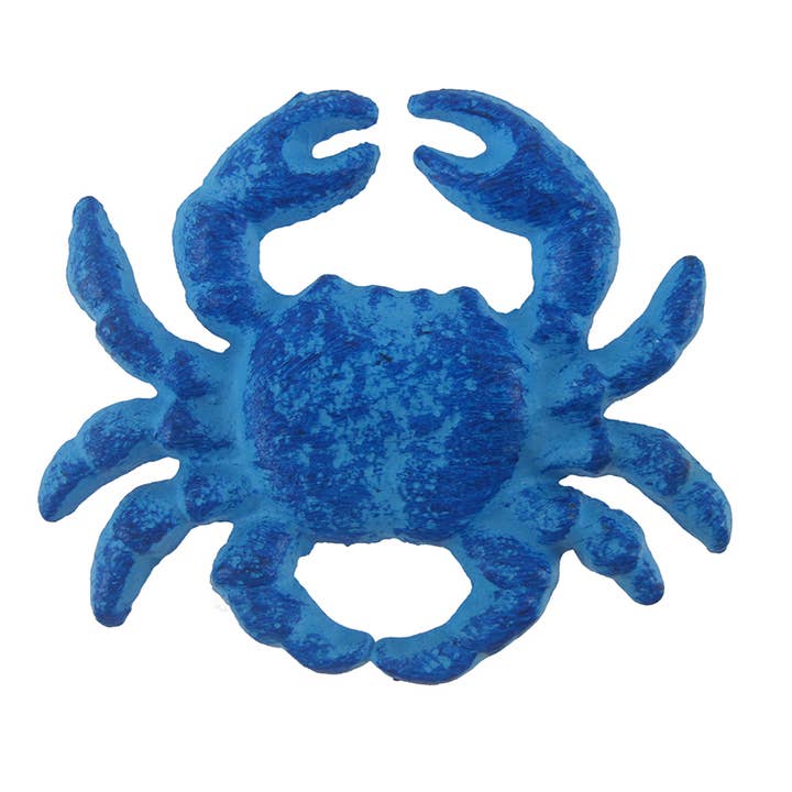 Blue Crab Cast Iron Drawer Pull for wholesale by CB Home Collection