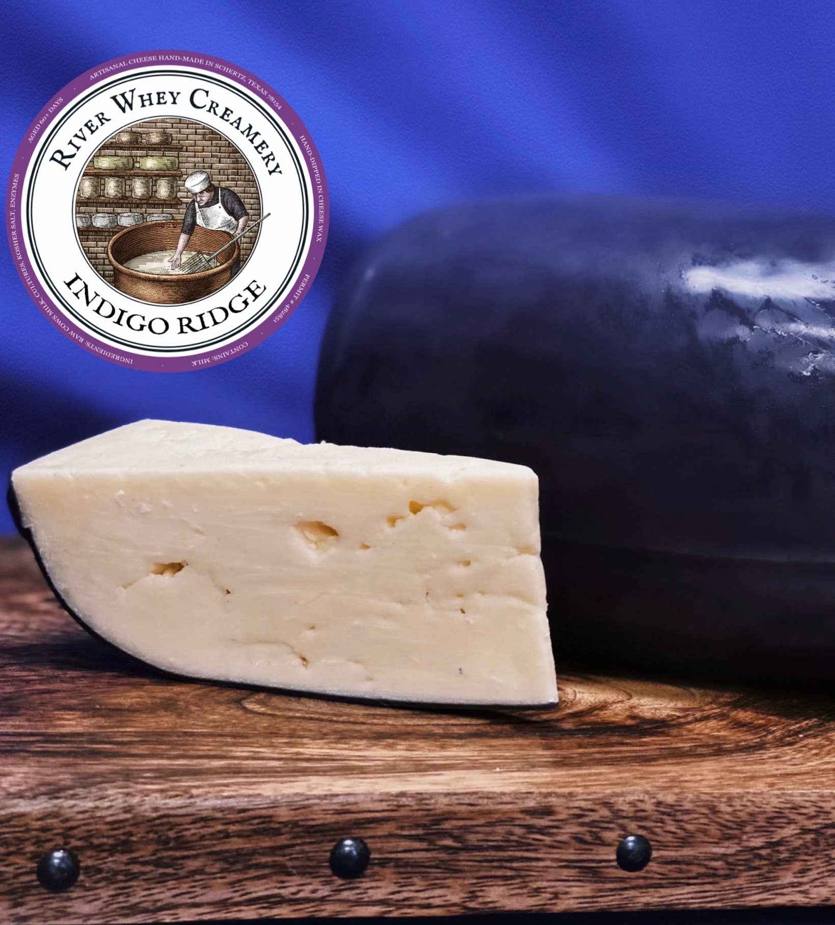 River Whey Creamery - Wholesale Cheese - Indigo Ridge® Wedges1