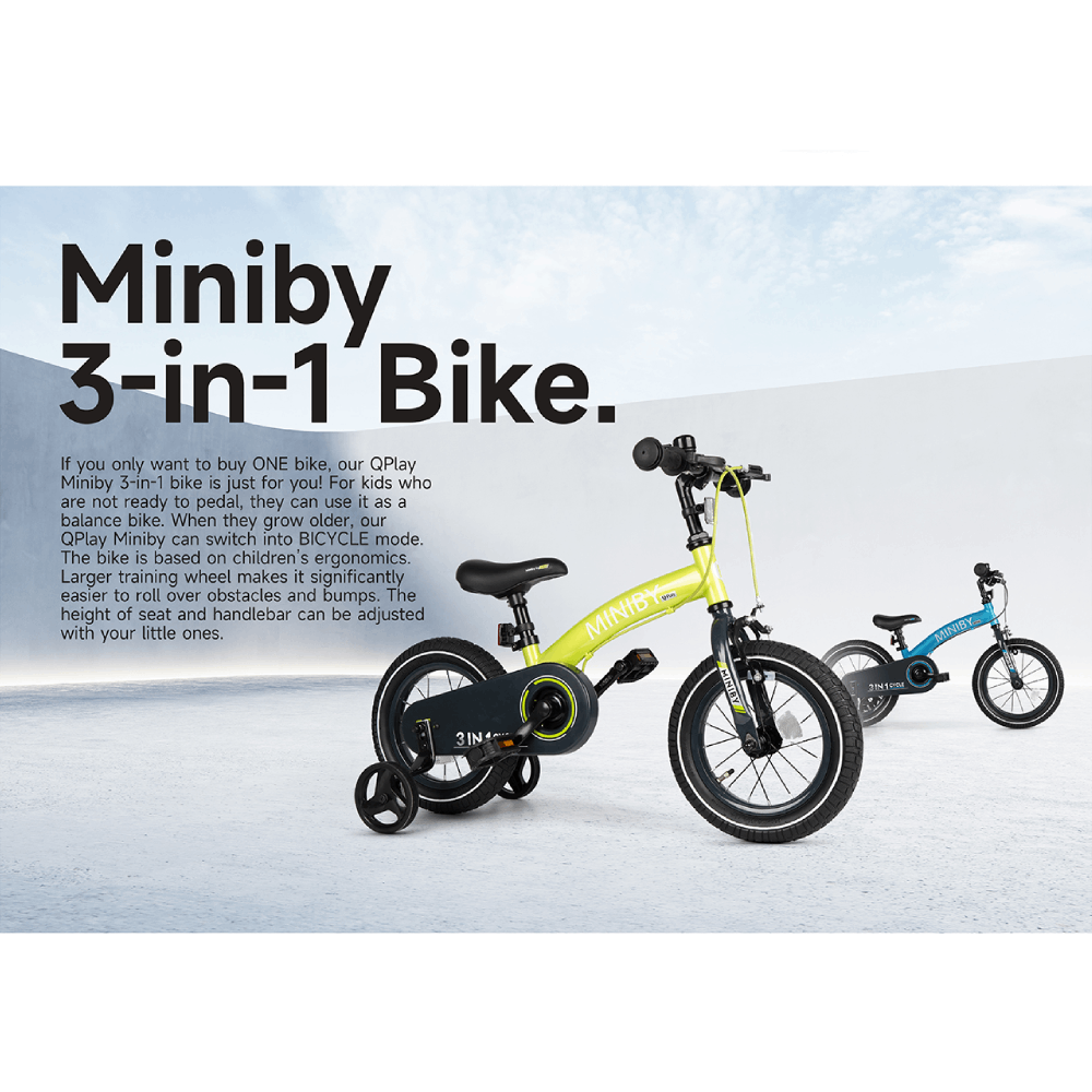 Devessport - Wholesale Bike/Scooter - Kids - Miniby QPlay Children's Bicycle 14 inches-3 in 1-bicycle3