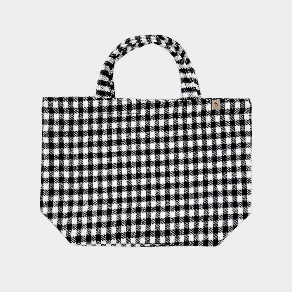 Sensibling Corp. - Wholesale Tote Bag - Women's - Buffalo Check Patterned Tote Bag0