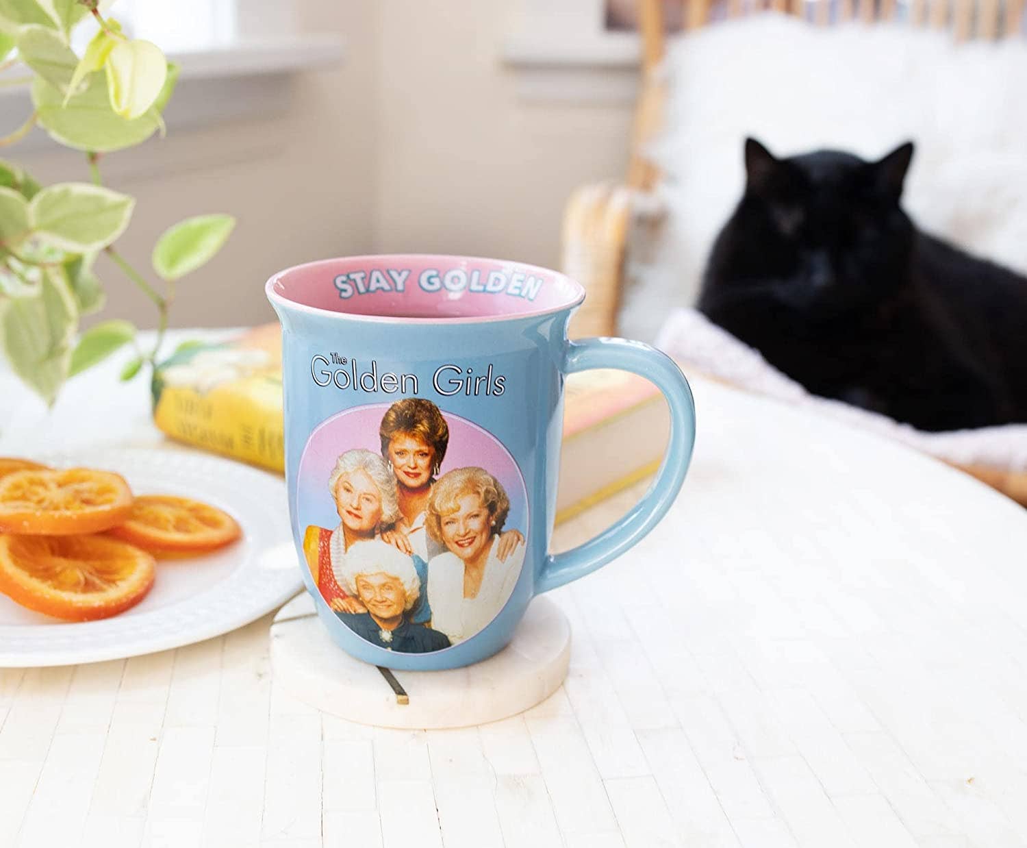 Silver Buffalo - Vente Tasse à café - Golden Girls Stay Golden Tasse en céramique à bord large 16 oz4