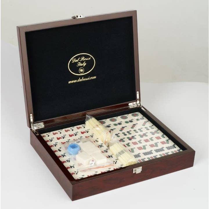 Dal Rossi Italy, Mahjong 29cm - In Mahogany Finish Case for wholesale by Dal Rossi Italy