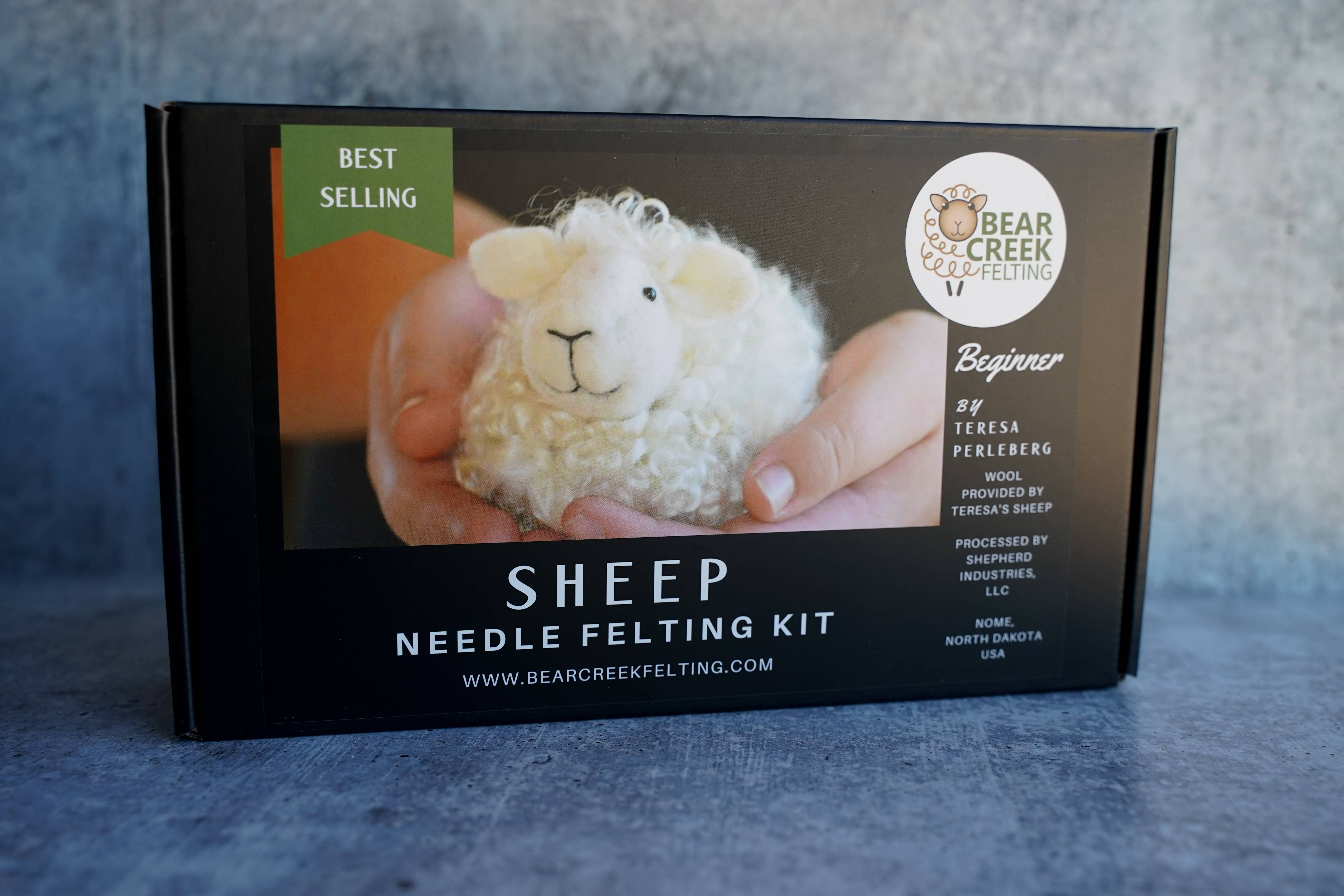 Bear Creek Felting - Wholesale DIY Craft Kit - Sheep Needle Felting Kit8