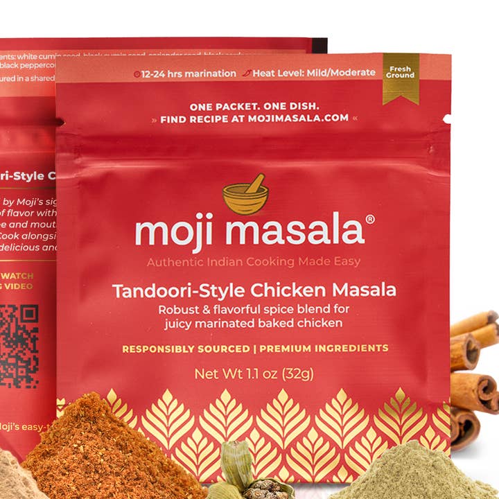 moji masala® Indian Spice Blends - Wholesale Dried Spice Mix - Tandoori-Style Chicken Masala Indian Spice Mix0