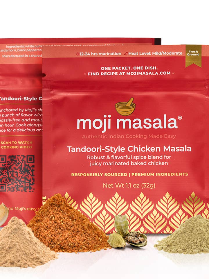 Mélange d'épices indiennes Masala au poulet de style tandoori pour la vente par moji masala® Indian Spice Blends