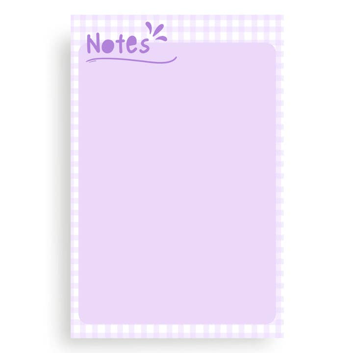 Notes Notepad | Lilac for wholesale by Care Box Collection