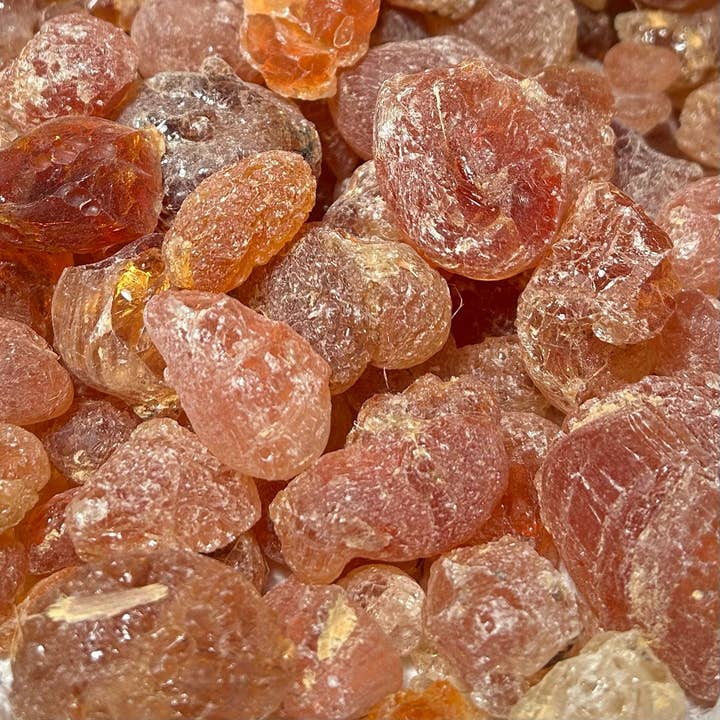 HAMSH LLC - Vente Chewing-gums - Gomme arabique | 113 g (4 oz) | Gomme d'acacia traditionnelle | 100 % pure et naturelle | Gros morceaux magnifiques | Origine Afrique4