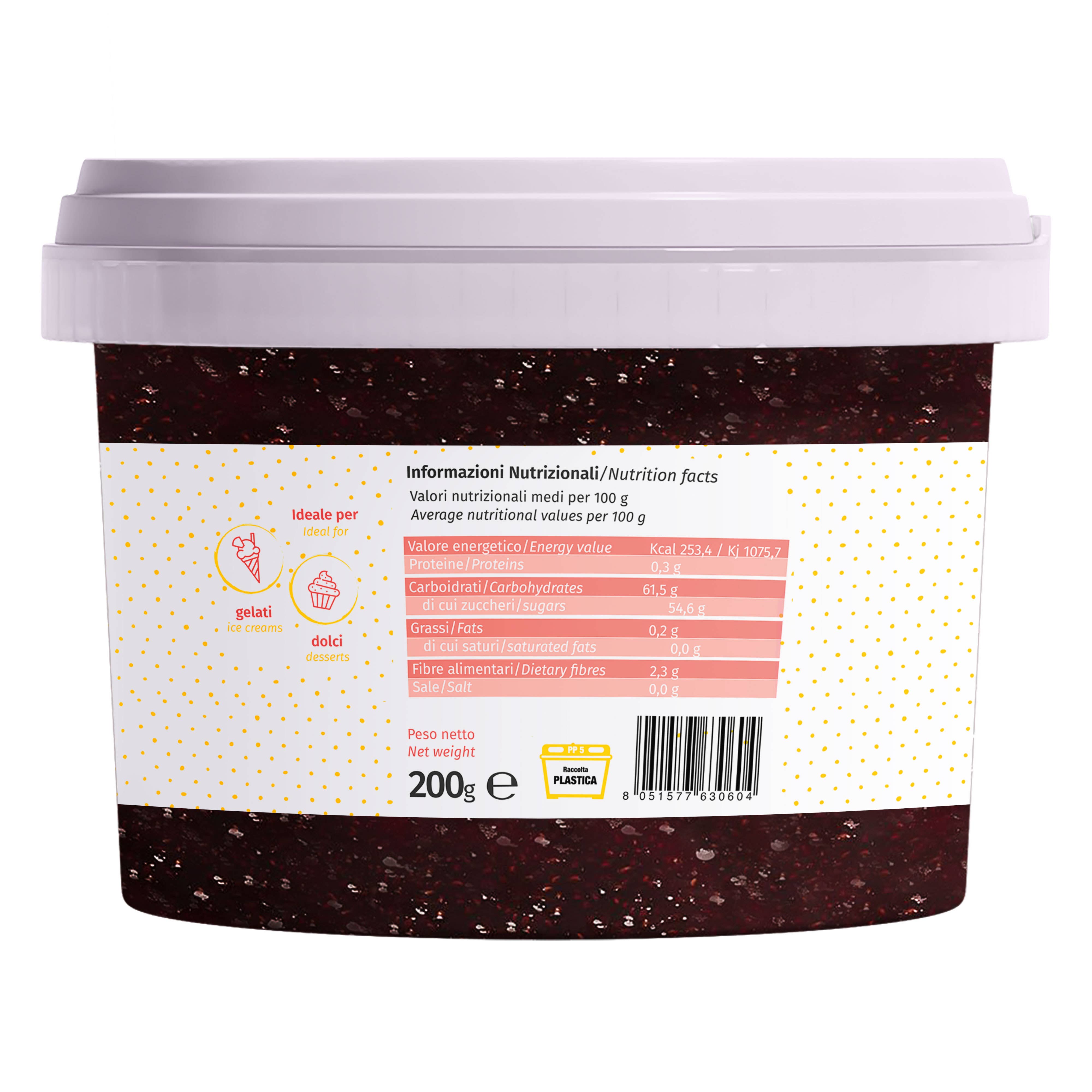 Dolcincasa.com - Wholesale Pasta - Natural Raspberry Gelato Paste - 200g1