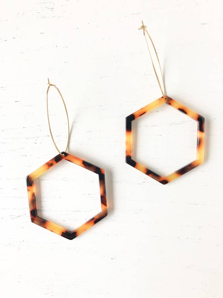 The Mae Dark Tortoise - large for wholesale by Stoll & Heart