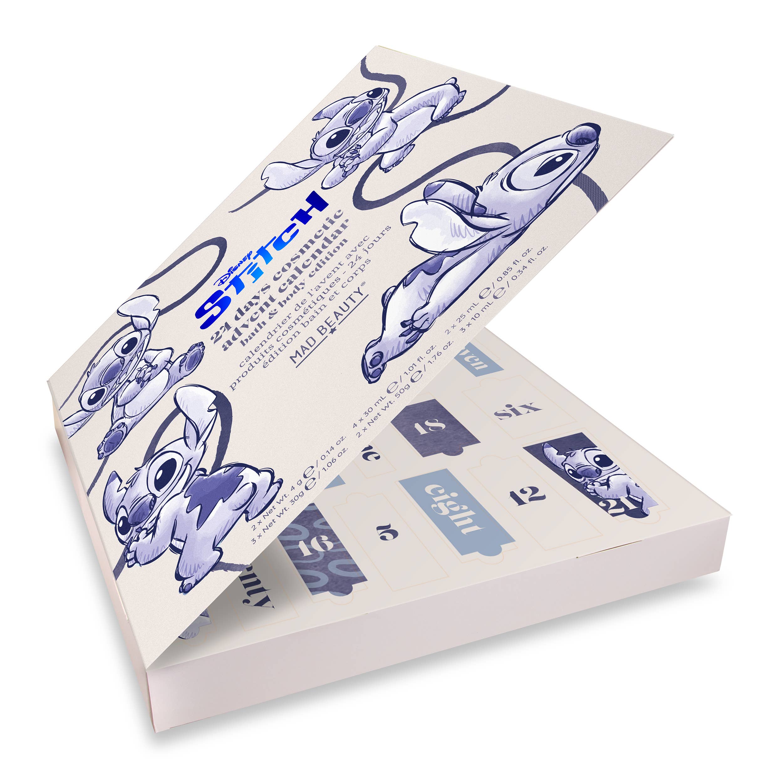 Mad Beauty USA LLC - Wholesale Bath & Body Set - Stitch Denim 24 Day Advent2