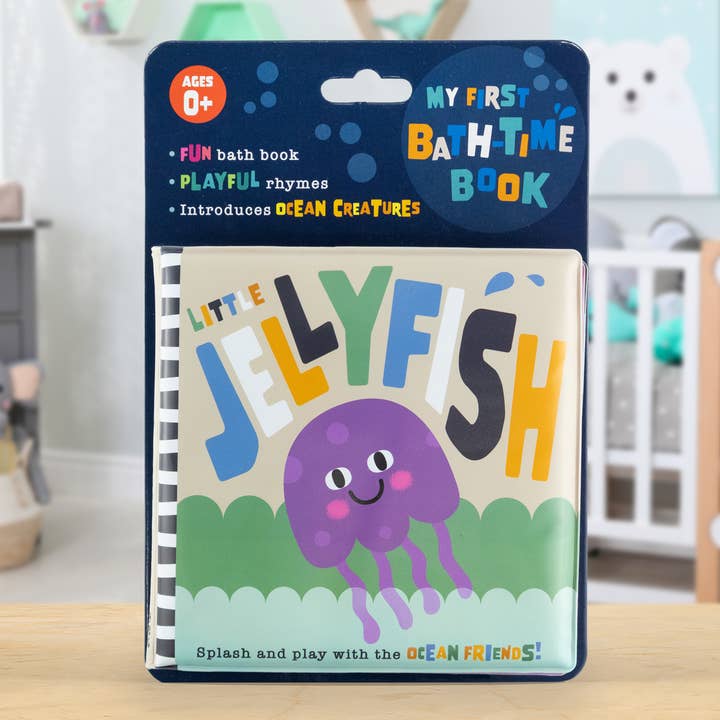 Bath Books Little Jellyfish for wholesale by Make Believe Ideas