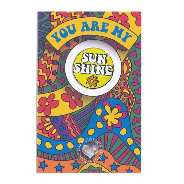 You Are My Sunshine Enamel Pin Badge for wholesale by Two Little Boys