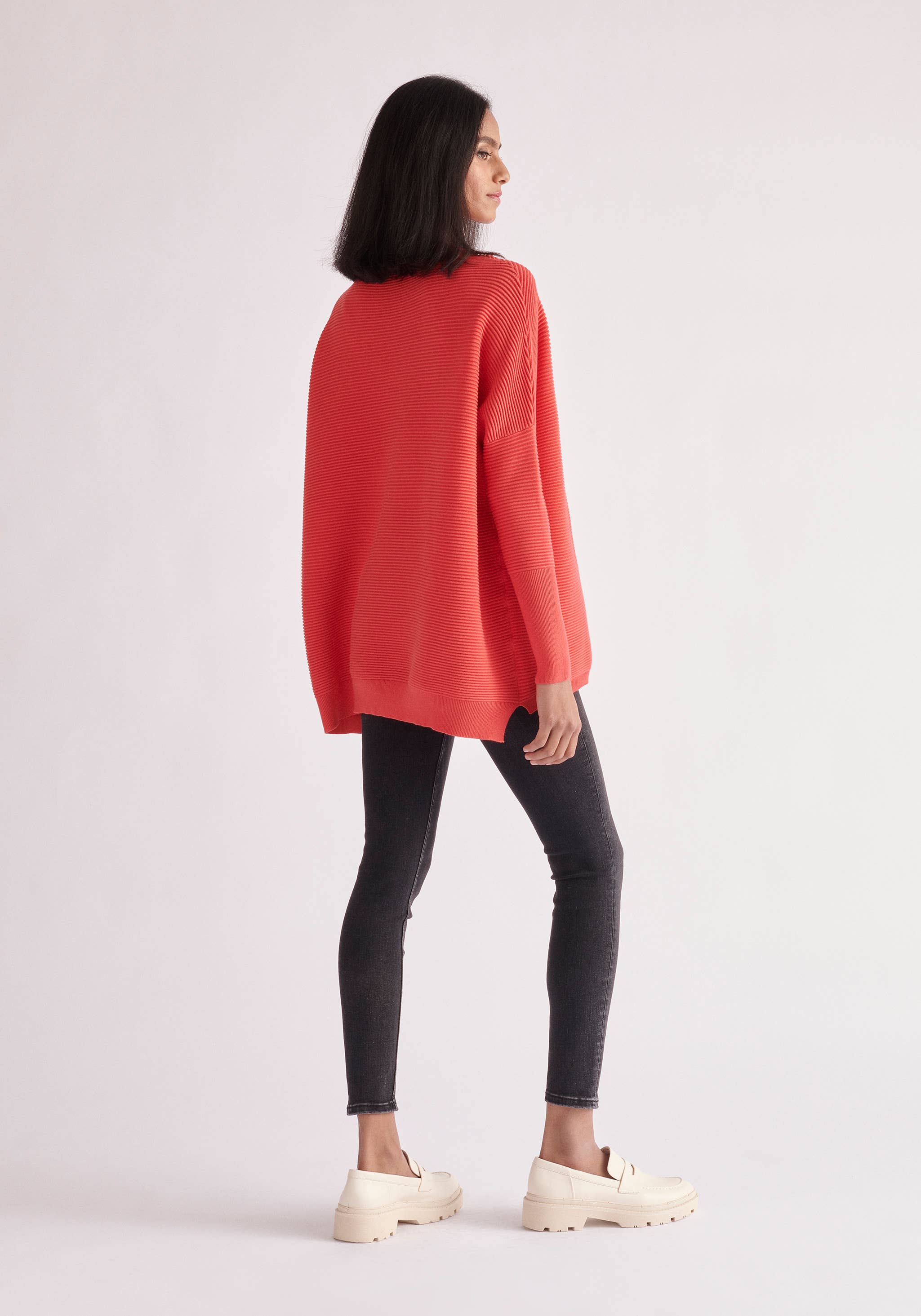 Paisie – wholesale Pullovertröja - Dam – Paisie ribbad tröja med lös passform49