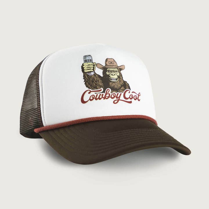 Bigfoot Hoedown Foam Trucker Hat for wholesale by Cowboy Cool