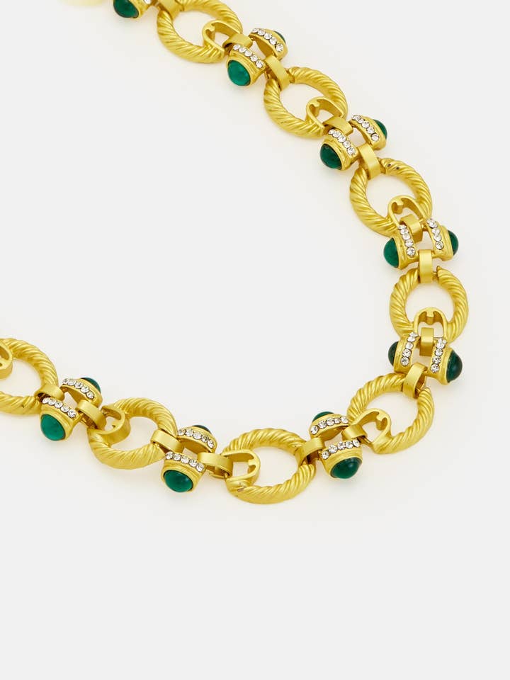 Hiva Green Necklace for wholesale by Be Sunset