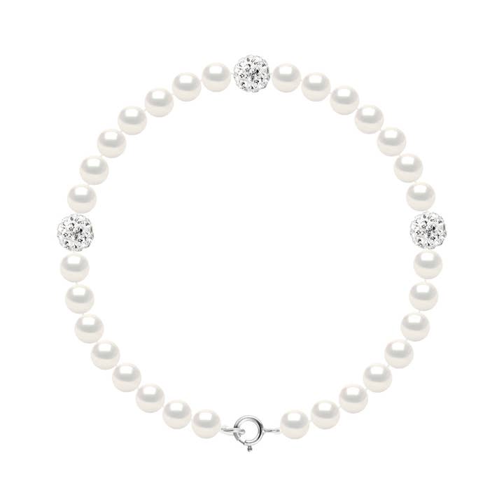 Bracelet Rang De Véritables Perles De Culture d'Eau Douce pour la vente par Mitzuko