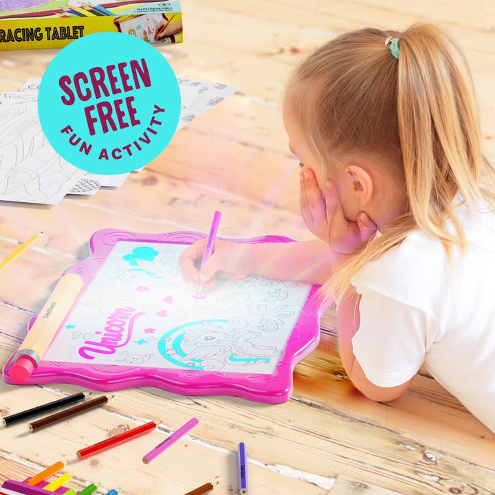 Dan&Darci - Wholesale Art Set - Kids & Baby - Light Up Tracing Pad for Kids - Craft Kit for Girls & Boys4