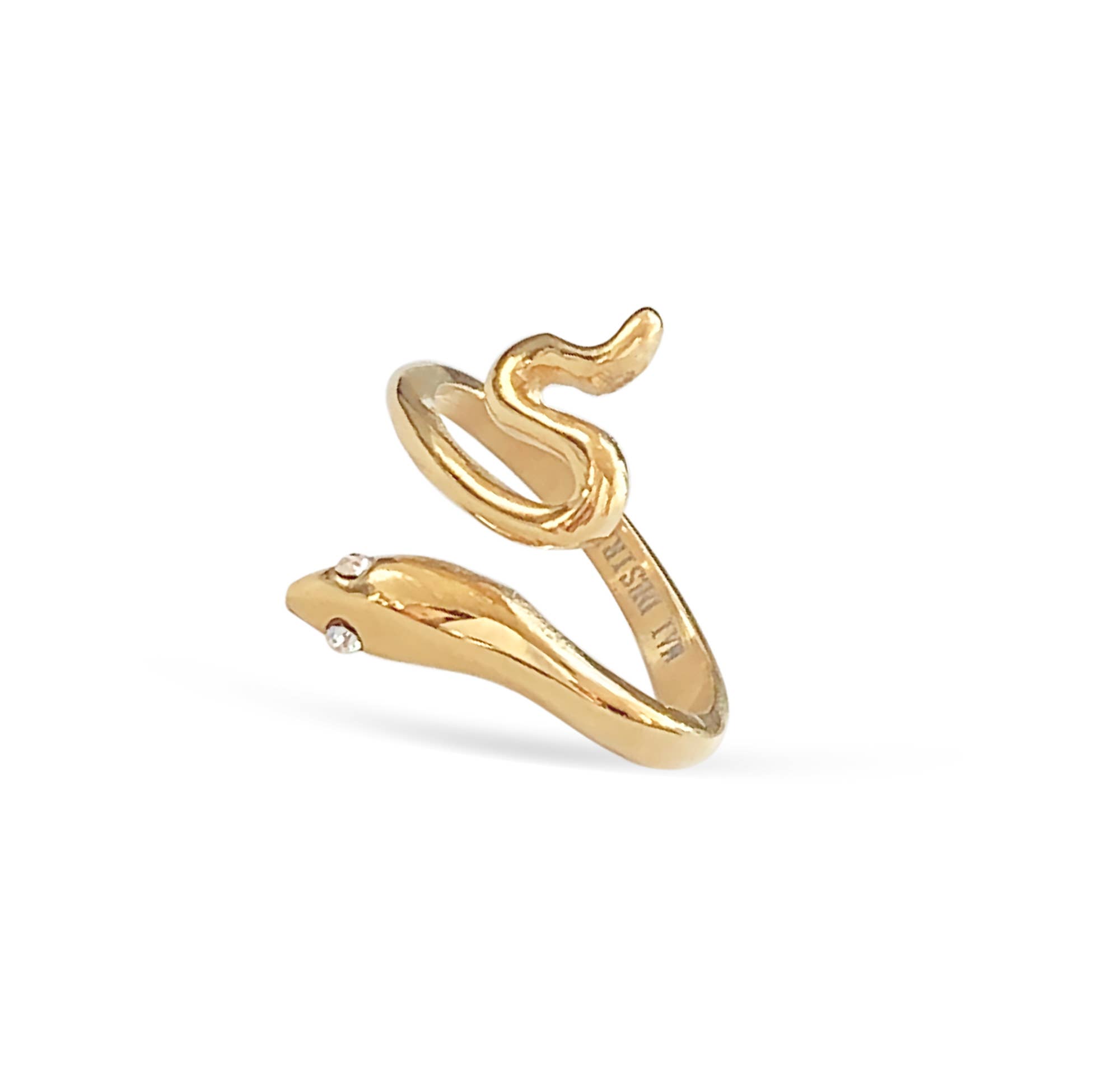 MAI DESIREE – wholesale Band/stacked ring – SOLANGE GOLD SNAKE RING