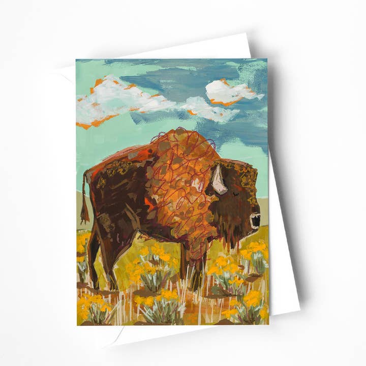 Kaley Alie Art - Wholesale Everyday Greeting Card - Big Guy Greeting Card 0