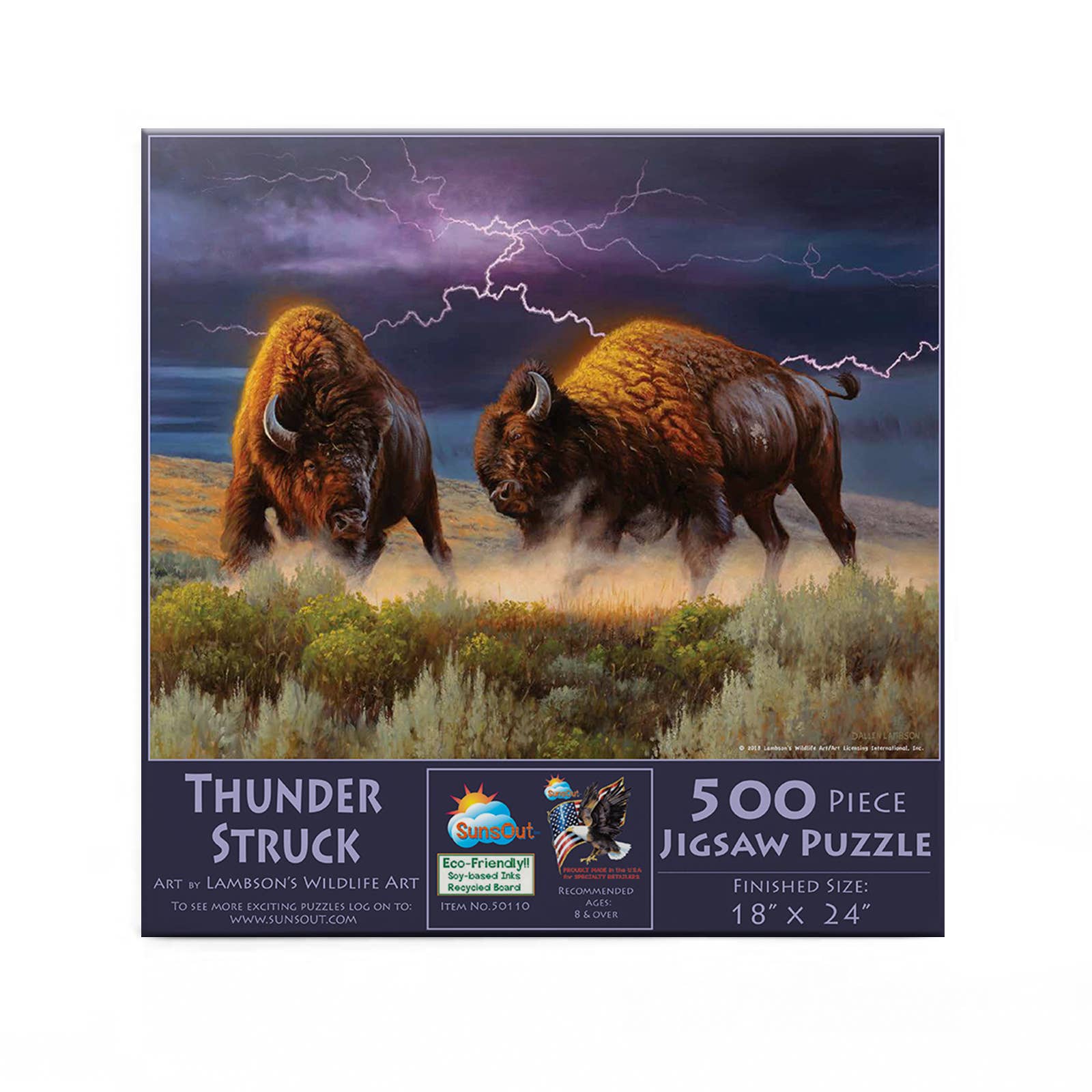 SunsOut - Wholesale Puzzle - Adult - 5487 Thunderstruck 500 pc Puzzle1