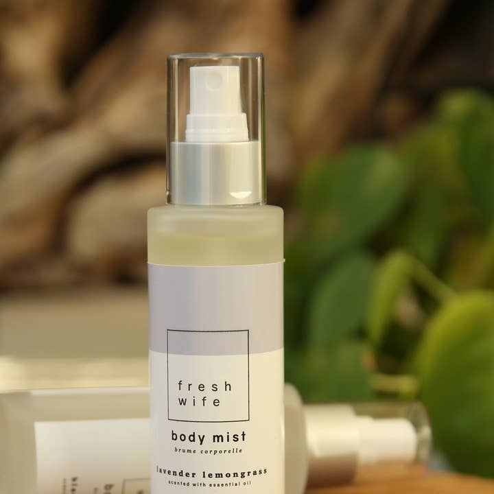 Lavendel Citrongräs Kroppsmist för wholesale av The Fresh Wife Soap Company