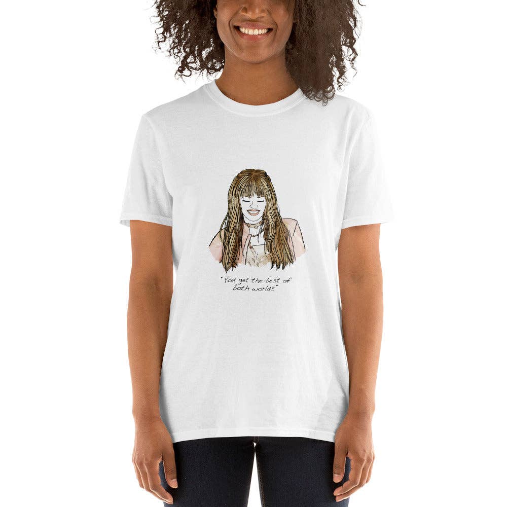 El loco del Pelo Rizo - Venta al por mayor Camiseta serigrafiada - Mujer - Camiseta  Hannah Montana3