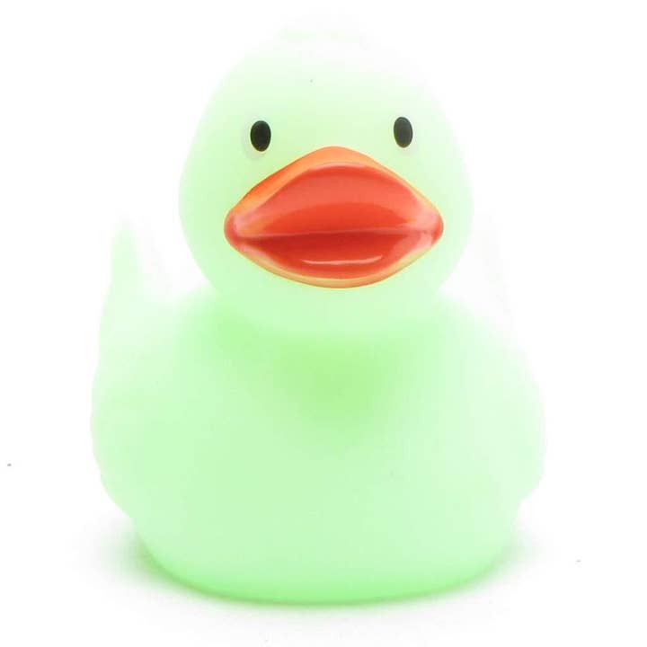 Duckshop – wholesale Bath toy – Baby – Rubber Duck Glow in the Dark - green - rubber duck2