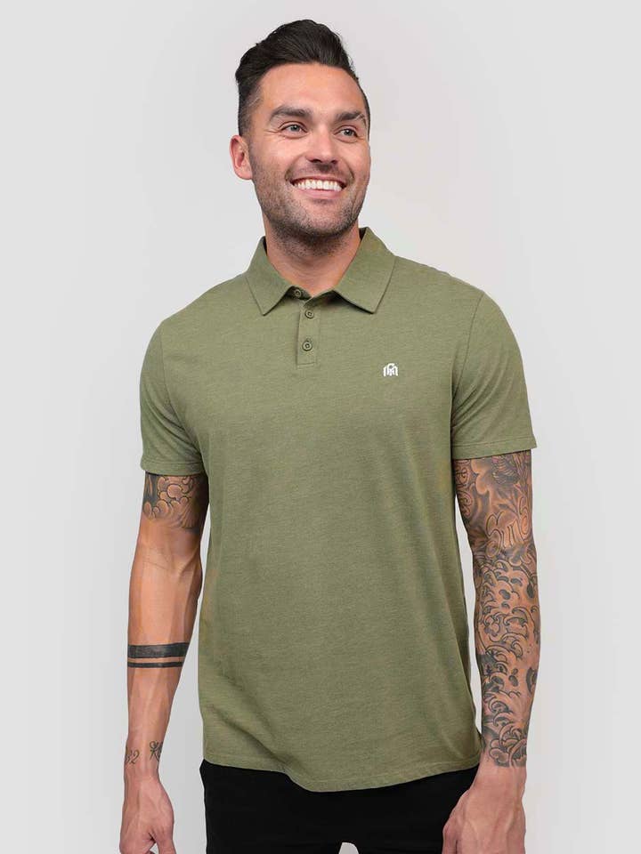 INTO THE AM - Wholesale Polo - Men's - Men's Short Sleeve Polo Shirt (Branded)22