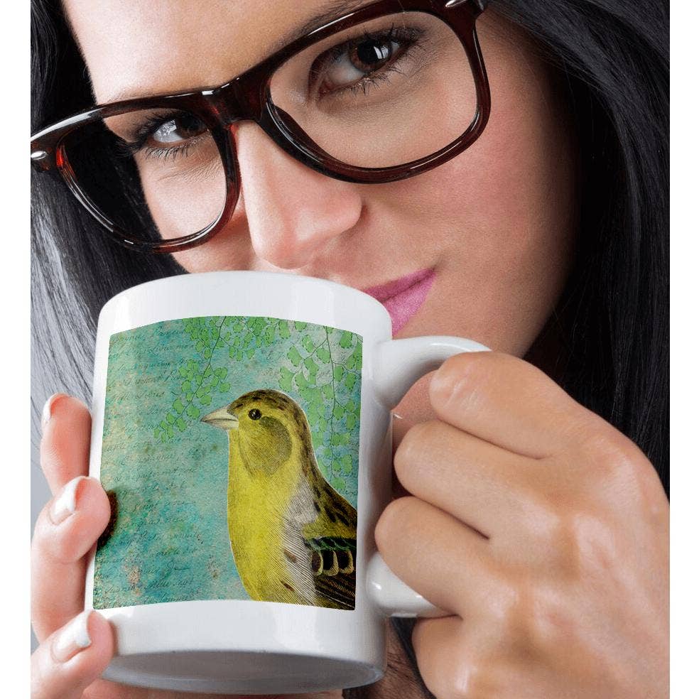 3dRose - Wholesale Coffee Mug - 3dRose, Vintage Yellow Canary Bird, Mug9