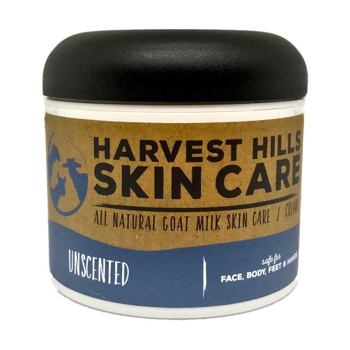 Unscented Deep Hydrating Goat Milk Moisturizer for wholesale by Harvest Hills Skin Care, LLC