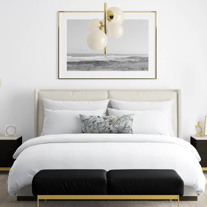 Beth Schneider Designs, LLC - Wholesale Lumbar Pillow - Breathe Lumbar 100% Soft Cotton Pillow Cover and Insert 36"Wx14"H2