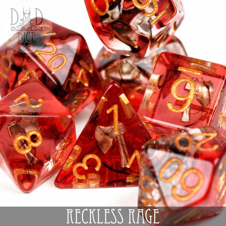 DNDDICE.COM - Wholesale Dice - Reckless Rage