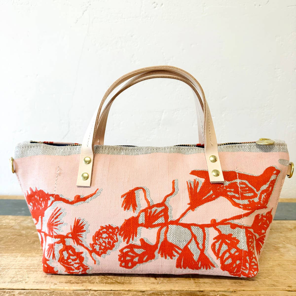 Erin Flett - Wholesale Satchel - Women's - Pine Cone Tree Heavy Linen or Heavy Canvas Satchel Bag1