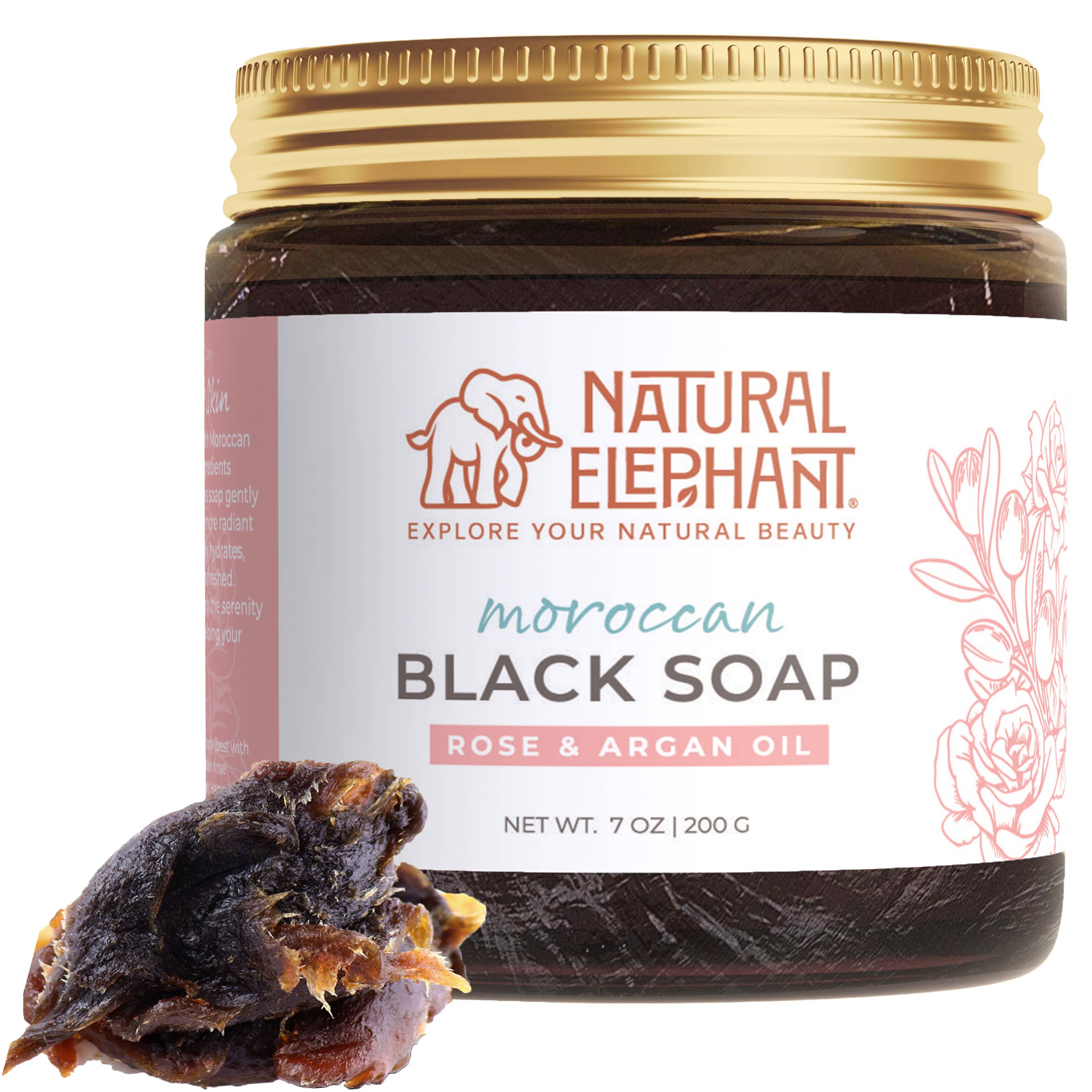 Natural Elephant - Wholesale Zeepblok - Marokkaanse zwarte zeep7