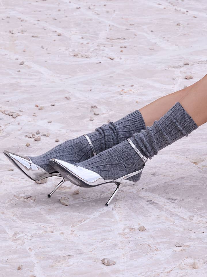 Wool knee high socks, Alpaca wool socks, Winter Socks, gift for wholesale by Cette