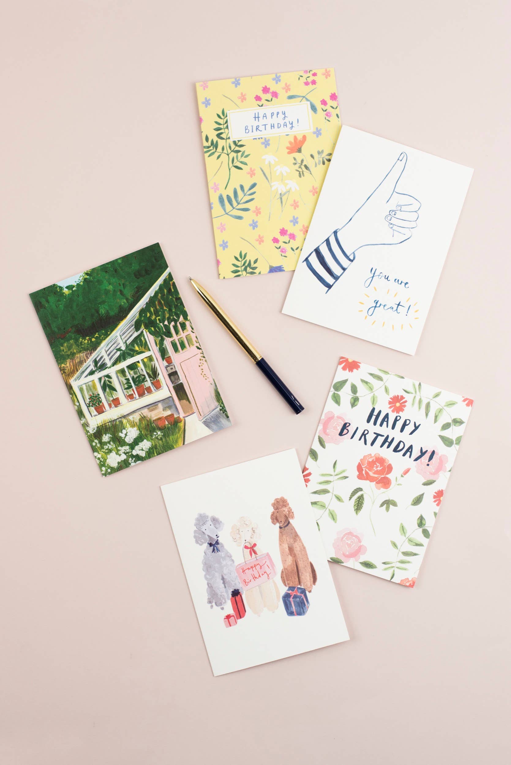 Peggy & Kate - Wholesale Birthday Card - Party Puppers Card | Poodles Card | Dog Lover | Funny Dogs2