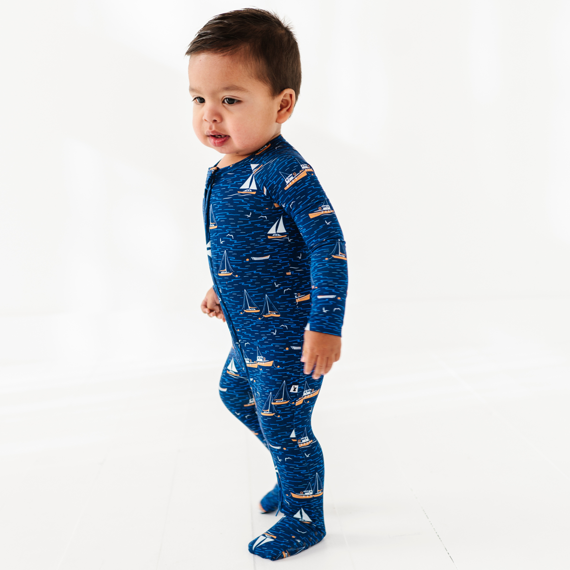 Kiki + Lulu - Vente Grenouillère – bébé - Voiliers Pyjamas Convertibles2