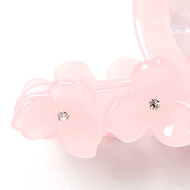 Inca UK – wholesale Hair clip – Women’s – Pale baby pink flower clamp 7cm2
