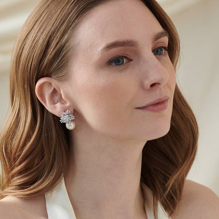 Dareth Colburn Designs - Vente Clous d'oreille - Boucles d'oreilles Matilda Pearl4