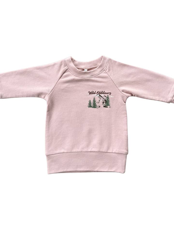 babysprouts clothing company - Wholesale Sweatshirt - Kids - Girl's Raglan Sweatshirt1