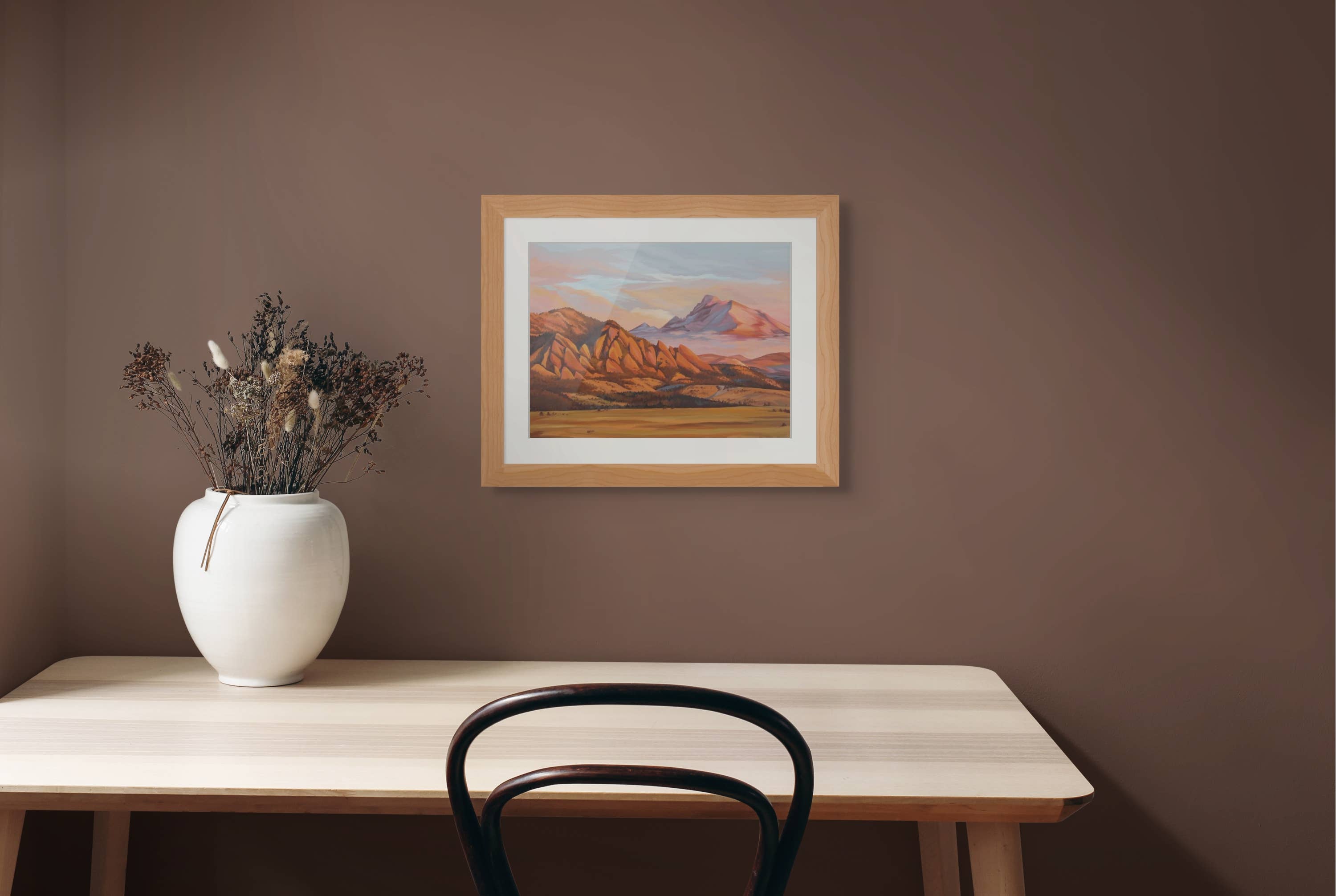 V Dub Art - Wholesale Art Print - Onwards (Flatirons and Longs Peak) Giclee Print3