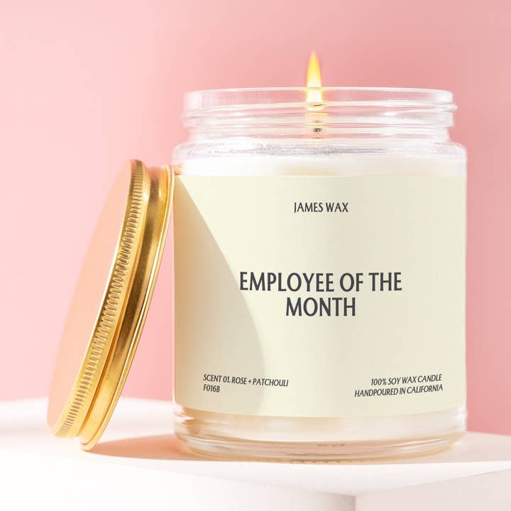 Medarbejdergave Månedens Medarbejder Lys F016B for engroshandel hos James Wax