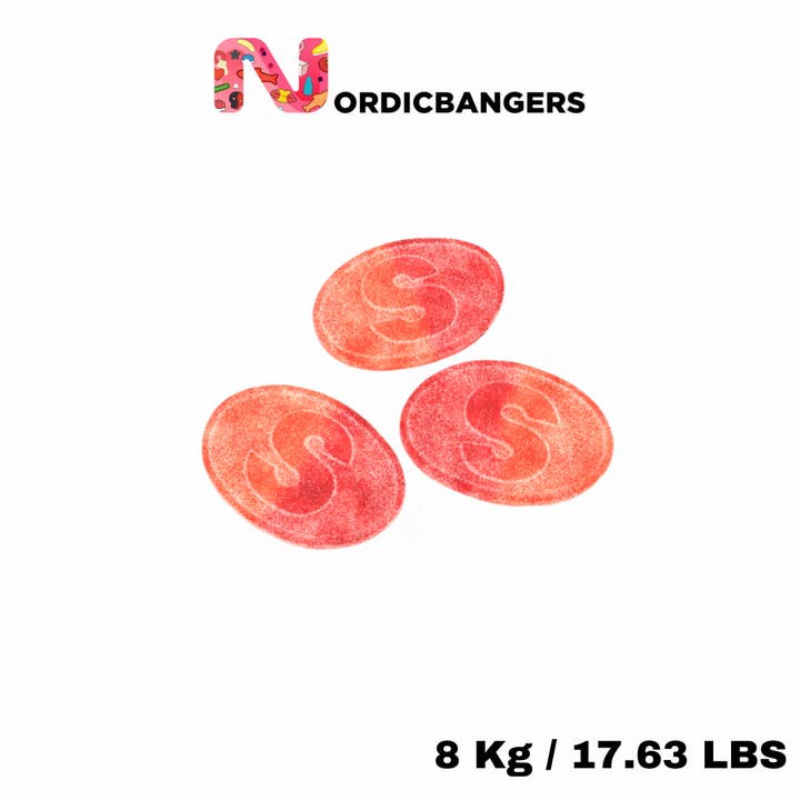 Nordicbangers - Swedish Candy Supply - Wholesale Gummy - Swedish Candy - S-mark SOUR PEACH/DRAGON1