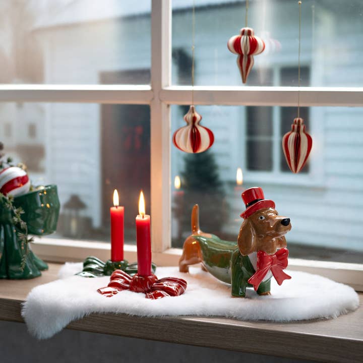 Wurm - Vendita all'ingrosso Statuette decorative - Pelliccia sintetica di coniglio in poliestere bianco (L/A/P) 50x25x2cm2