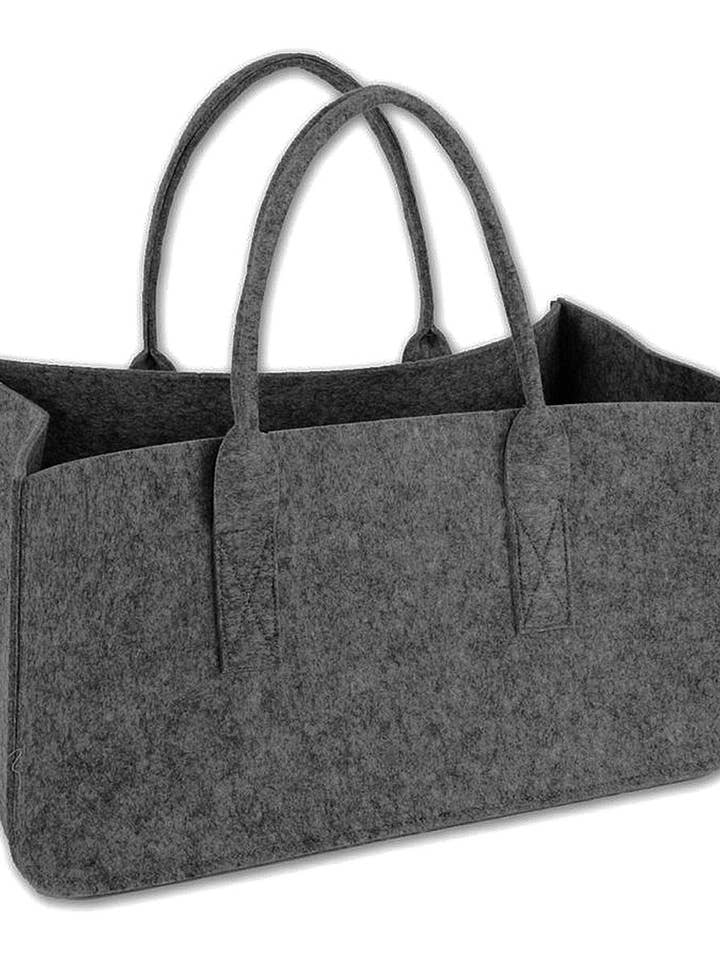 Filtpåse ved grå tygväska, Filtväska melange för wholesale av Close Up GmbH